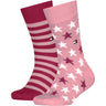 Tommy Hilfiger Pink Kids Strømper 2-Pak Stars Og Stripes