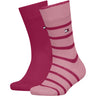 Tommy Hilfiger Pink Kids Strømper 2-Pak Breton Stripe