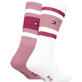 Tommy Hilfiger Pink Kids Strømper 2-Pak Sport Stripe