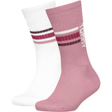Tommy Hilfiger Pink Kids Strømper 2-Pak Sport Stripe Tommy