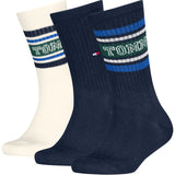 Tommy Hilfiger Navy Kids Strømper 3-Pak Varsity Tommy