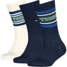 Tommy Hilfiger Navy Kids Strømper 3-Pak Varsity Tommy