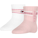 Tommy Hilfiger Light Pink Baby Strømper 2-Pak Sport