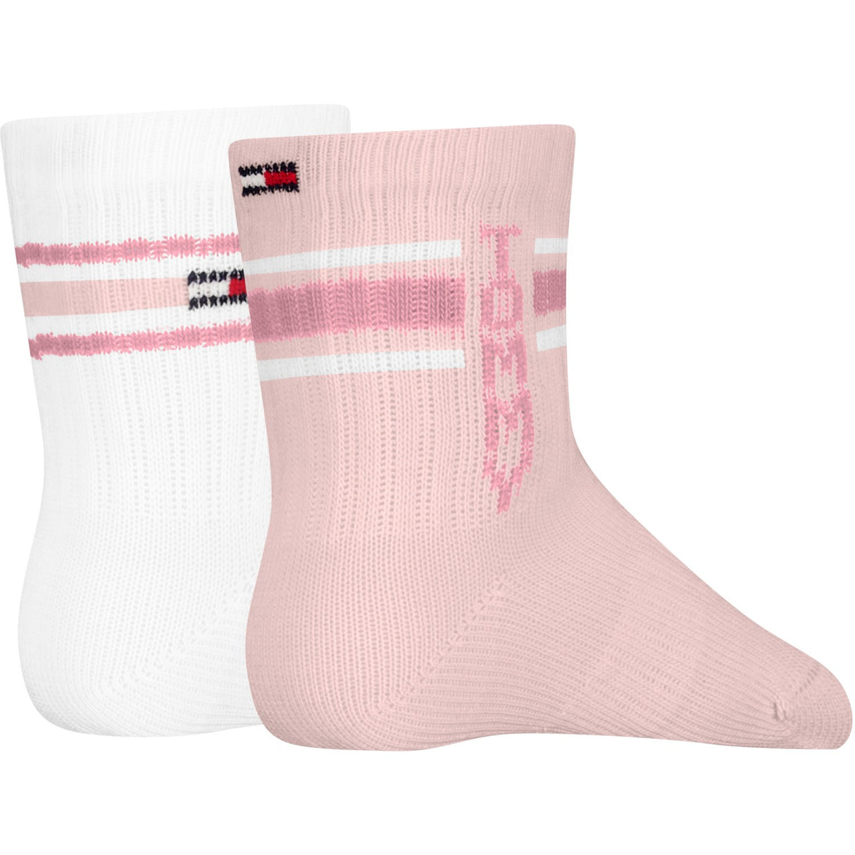 Tommy Hilfiger Light Pink Baby Strømper 2-Pak Sport