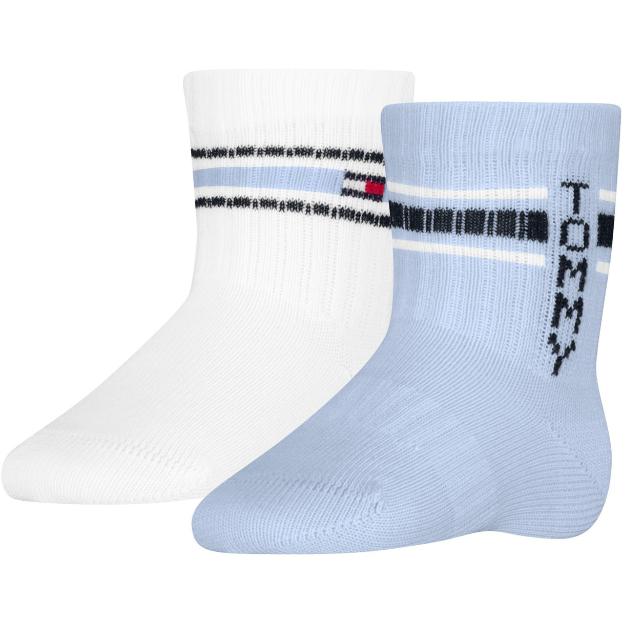 Tommy Hilfiger Light Blue Baby Strømper 2-Pak Sport