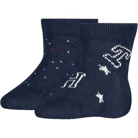 Tommy Hilfiger Tommy Original Baby Strømper 2-Pak Letters