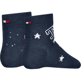 Tommy Hilfiger Tommy Original Baby Strømper 2-Pak Letters