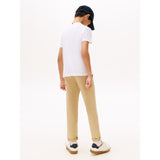 Tommy Hilfiger White Essential Bomuld Reg Fit Tee Ss