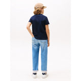 Tommy Hilfiger Dark Night Navy Essential Bomuld Reg Fit Tee Ss