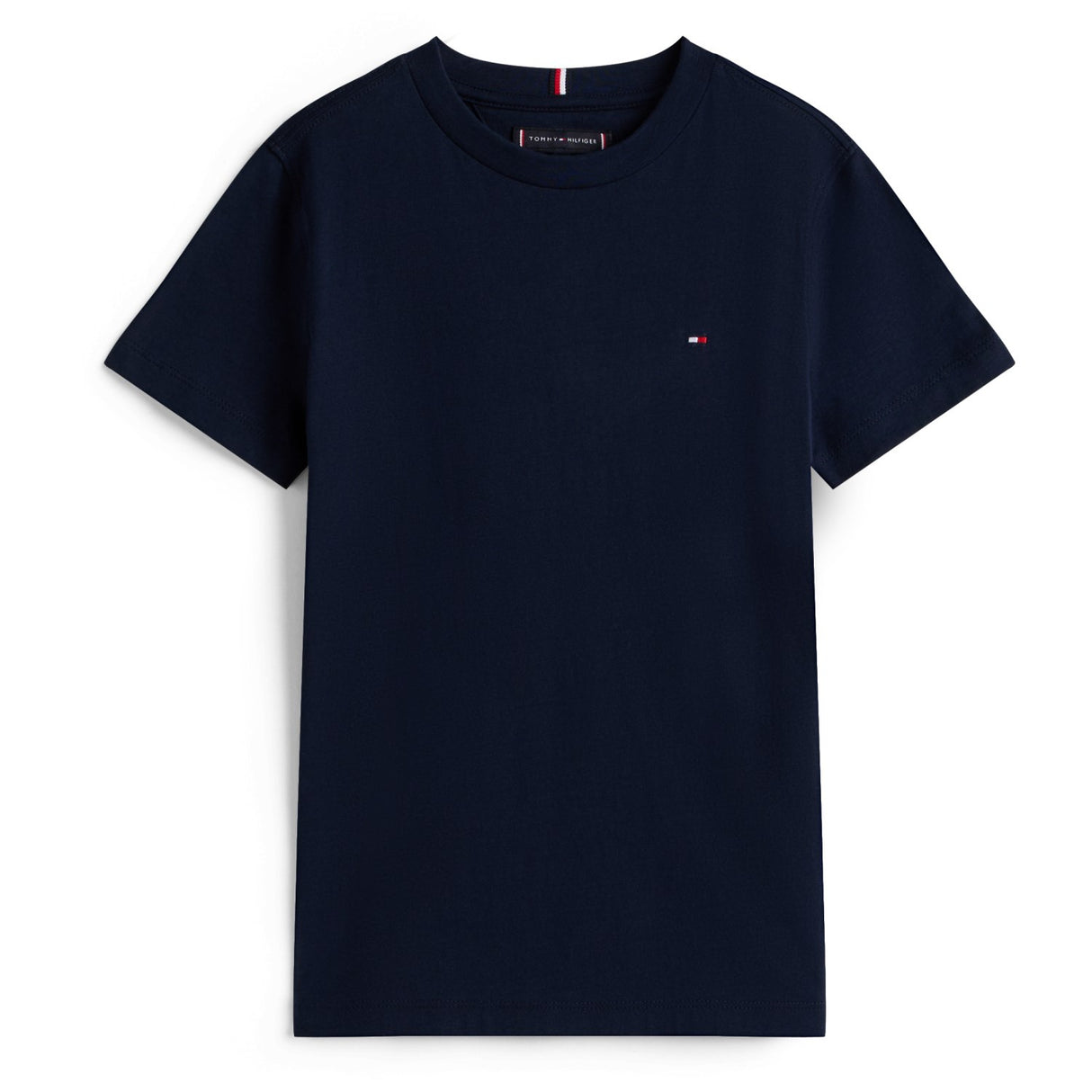 Tommy Hilfiger Dark Night Navy Essential Bomuld Reg Fit Tee Ss