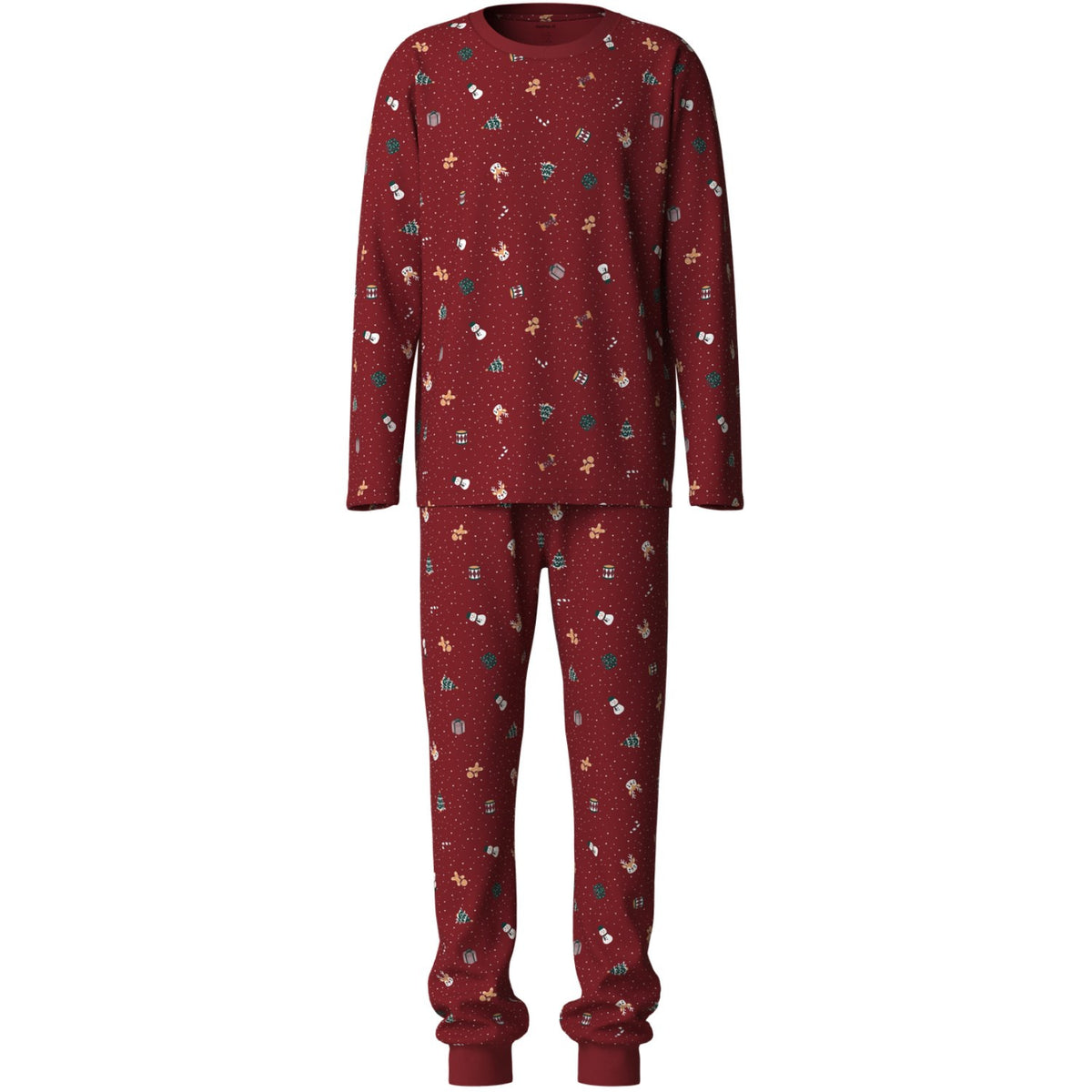 Name It Red Dahlia Christmas Nanvismas Ls Natsæt