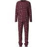 Name It Burgundy Christmas Nanvismas Ls Natsæt