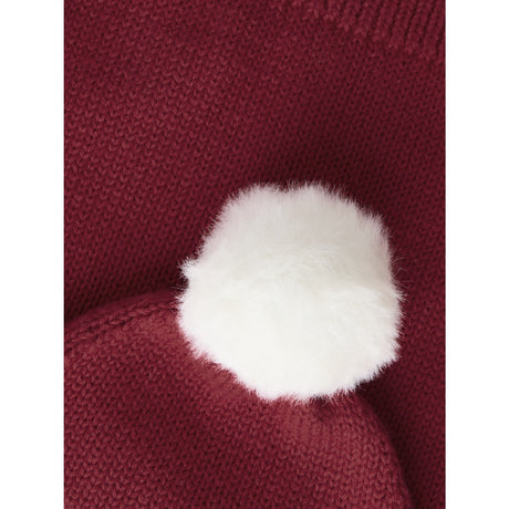 Name It Red Dahlia Hat Nbnrixmasine Strik Nissehue