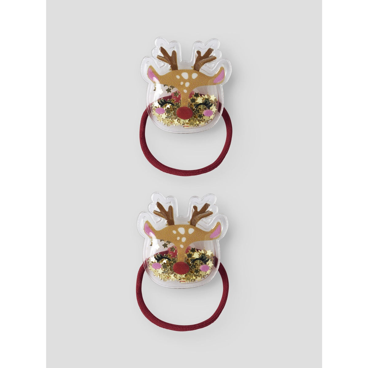 Name It Red Dahlia Reindeer Nmfrifetti 2-Pak Hairelastic
