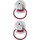 Name It Red Dahlia Snow Globe Nmfrifetti 2-Pak Hairelastic