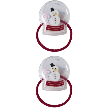 Name It Red Dahlia Snow Globe Nmfrifetti 2-Pak Hairelastic
