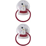 Name It Red Dahlia Snow Globe Nmfrifetti 2-Pak Hairelastic