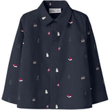 Name It Navy Blazer Nmmviggo Ls Skjorte