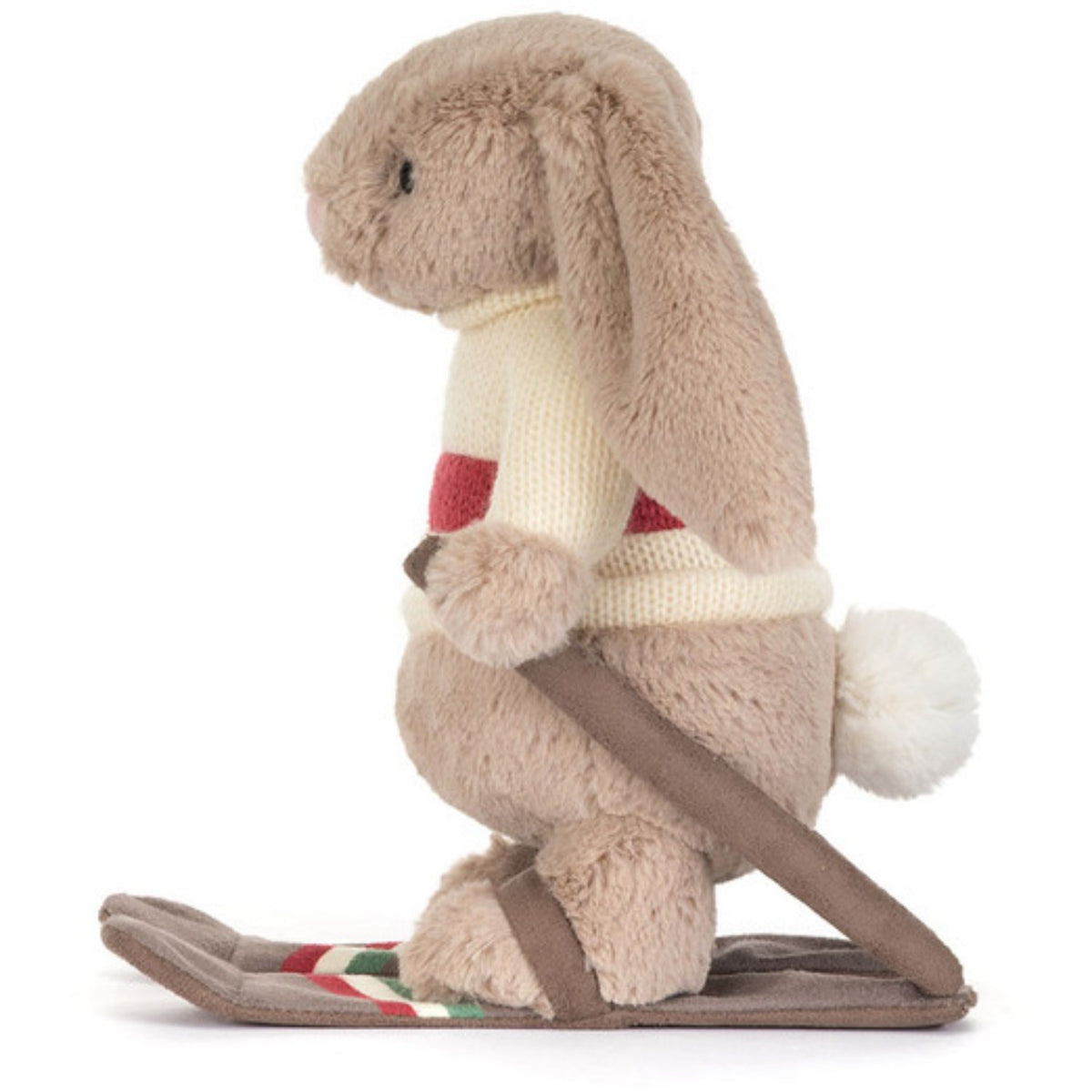 Jellycat Beige Bashful Bunny Gold Medal Ski Outfit