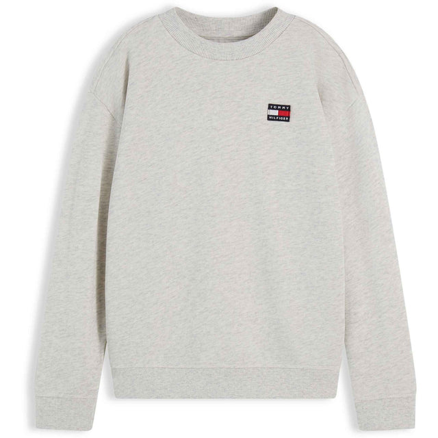Tommy Hilfiger Heather Grey Flag Heritage Cn Sweatshirt