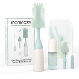 Momcozy Green Push-Press Design Flaske Børste Kit