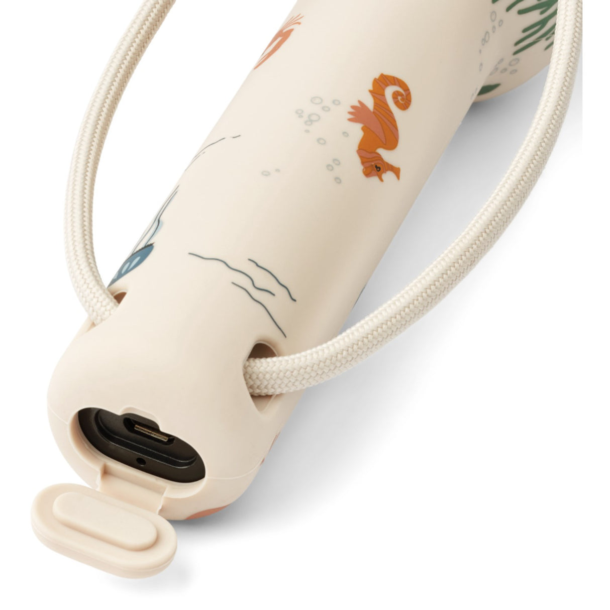 LIEWOOD Sea Creature / Sandy Gry Printed Lommelygte