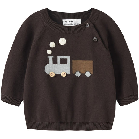 Name It Chocolate Plum Nbmrafello Ls Strik