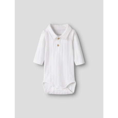 Name It Bright White Nbmralph Polo Body