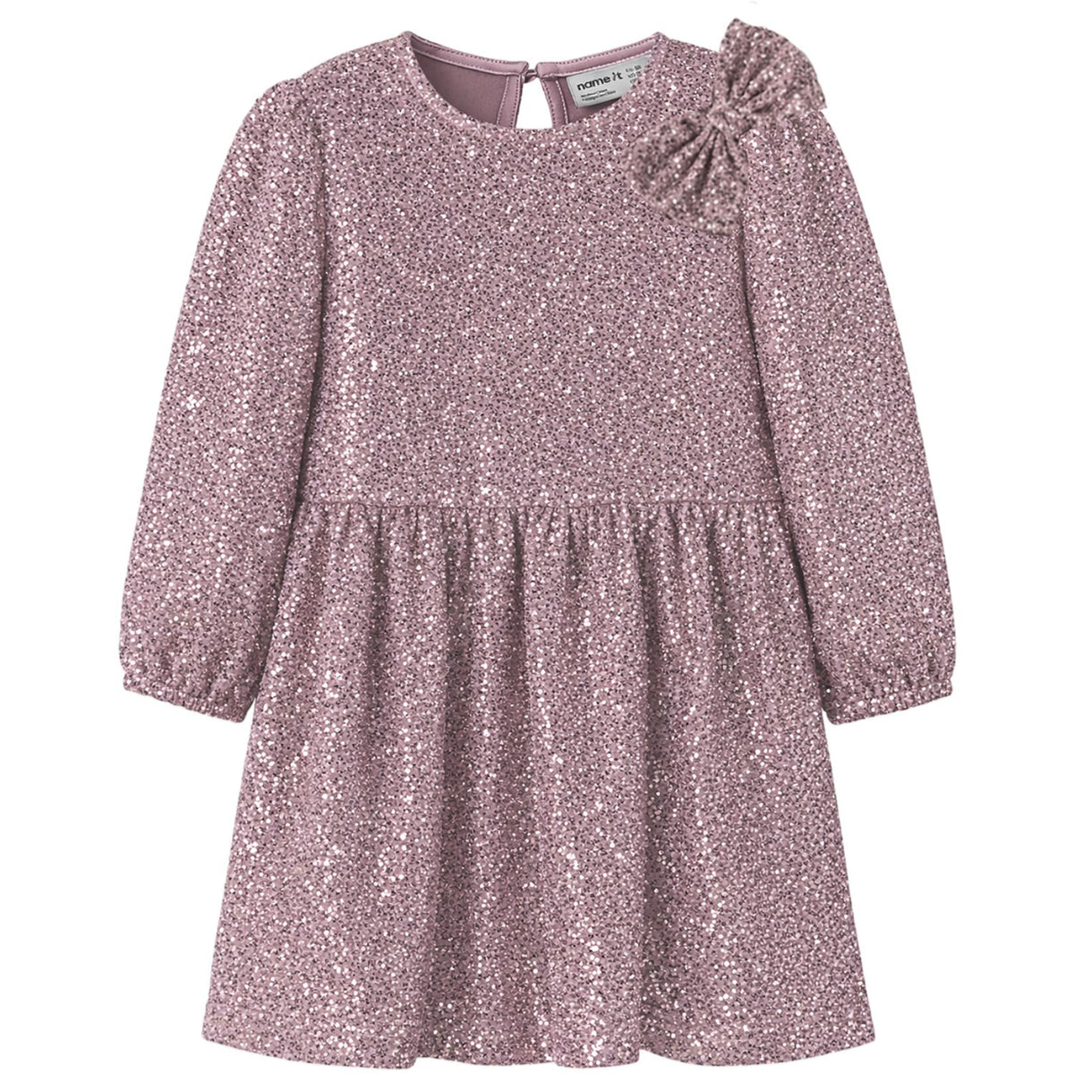 Name It Mauve Shadows Nmfditsia Ls Kjole