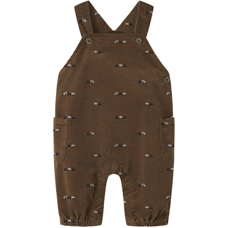 Name It Sepia Train Emb Nbmben Baggy R Emb Cord Overall 9210-Yt