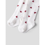 Name It Bright White Red Dhalia Nbfvichristmas 2-Pak Strømpebukser
