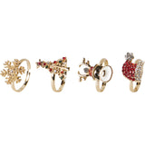 Name It Gold Colour 626 Nkfacc-Omary 4-Pak Ringbox