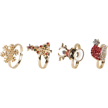 Name It Gold Colour 626 Nkfacc-Omary 4-Pak Ringbox