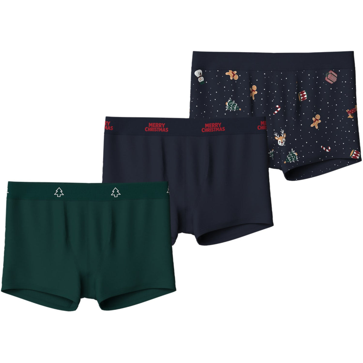 Name It Navy Blazer Nkmvismas 3-Pak Boxer Giftpack