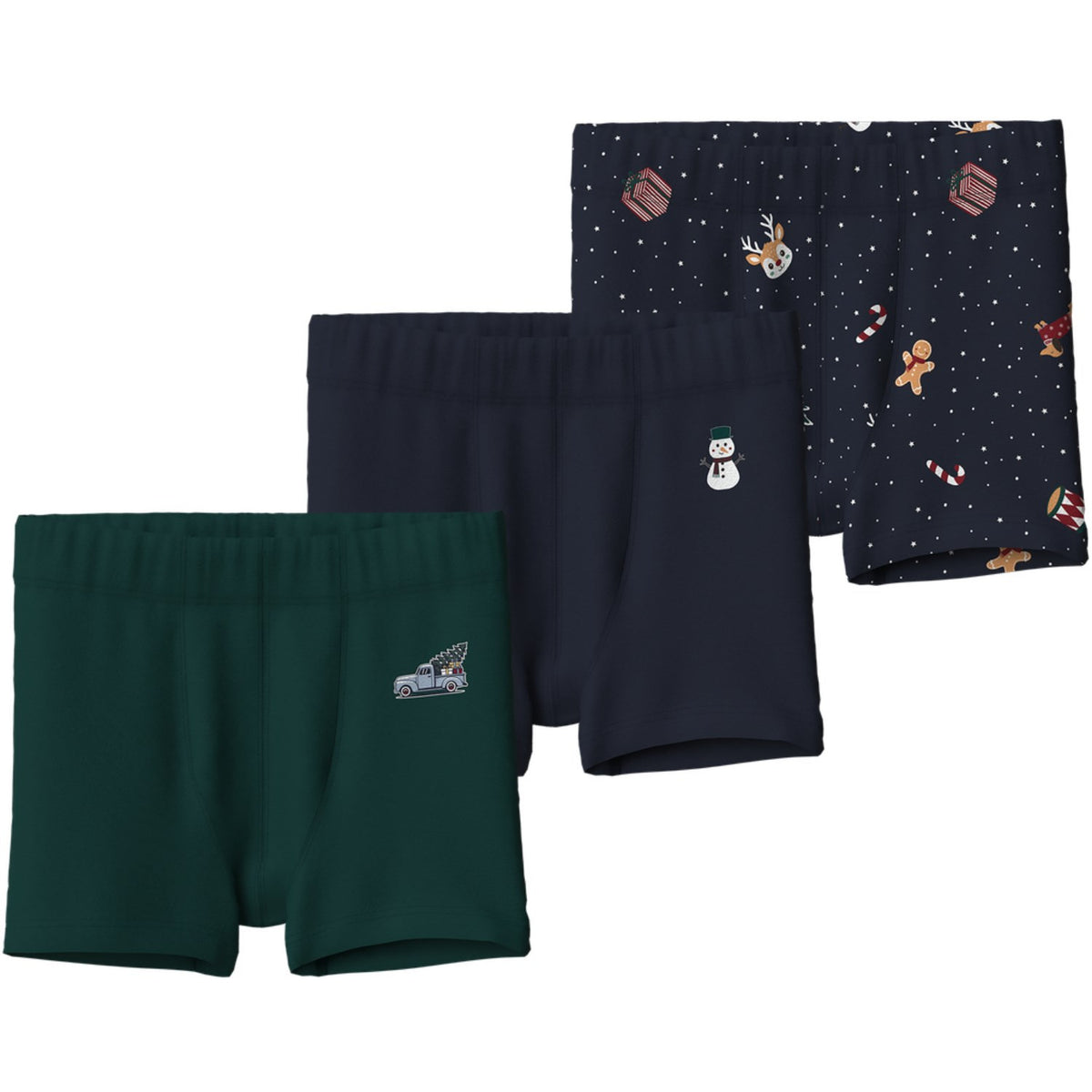 Name It Navy Blazer Nmmvismas 3-Pak Strømpebukser Giftpack