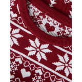 Name It Red Dahlia Nknrismas Ls Strik Cot