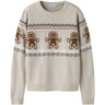 Name It Peyote Melange Nknrismas Ls Strik Cot