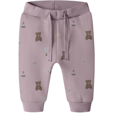 Name It Mauve Shadows Nbfragine Sweat Bukser Bru