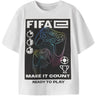 Name It Bright White Nkmollis Fifae Ss Nreg Top Æske Vde