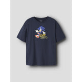 Name It Navy Blazer Nkmocean Sonic Ss Nreg Top Sky