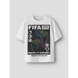 Name It Bright White Nkmollis Fifae Ss Nreg Top Æske Vde