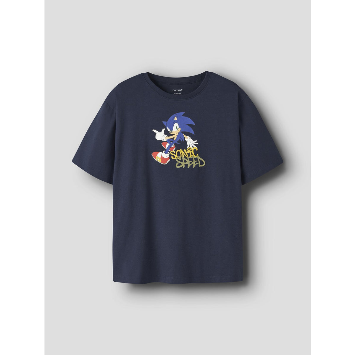 Name It Navy Blazer Nkmocean Sonic Ss Nreg Top Sky