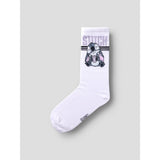 Name It Bright White Black Nkfolgu Stitch Tennis Strømper Wdi