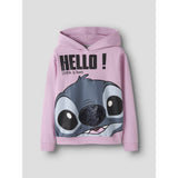 Name It Full Blooming Pink Nkfolbana Stitch Rlx Sweat Wh Bru Wdi