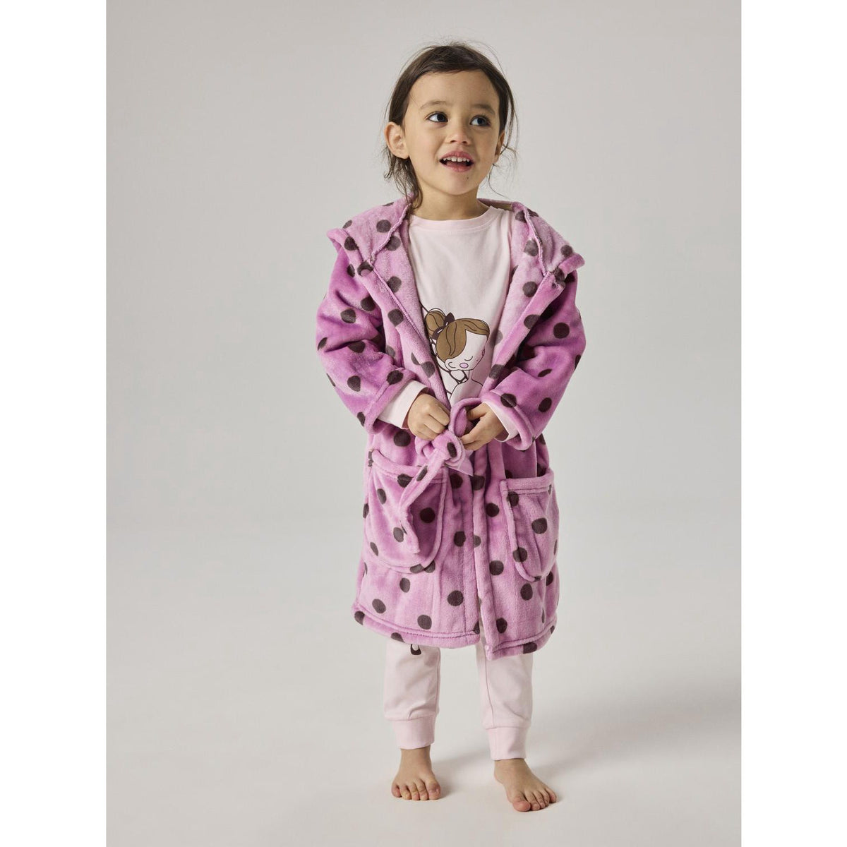 Name It Full Blooming Pink Nmfraveq Morning Robe Æske