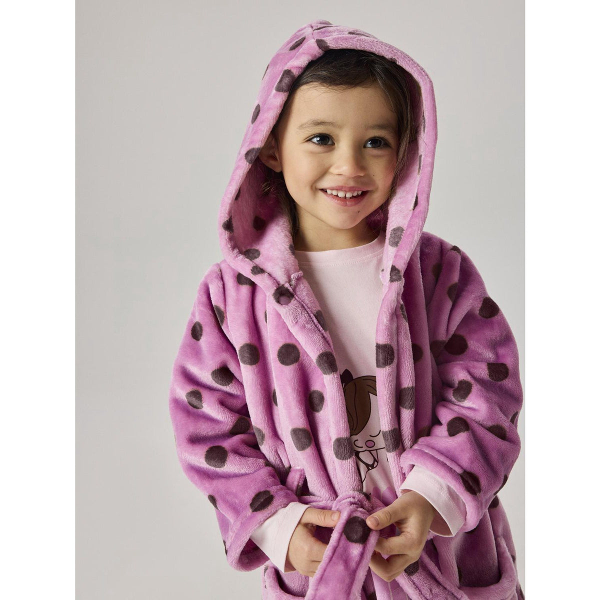 Name It Full Blooming Pink Nmfraveq Morning Robe Æske