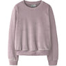 Name It Mauve Shadows Nkfveloa Ls Fløjl Kort Top