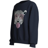 Name It Navy Blazer Cool Leo Nkfviloui Ls Rlx Sweat Bru