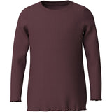 Name It Catawba Grape Nkfvemma Glitter Ls Slim Top