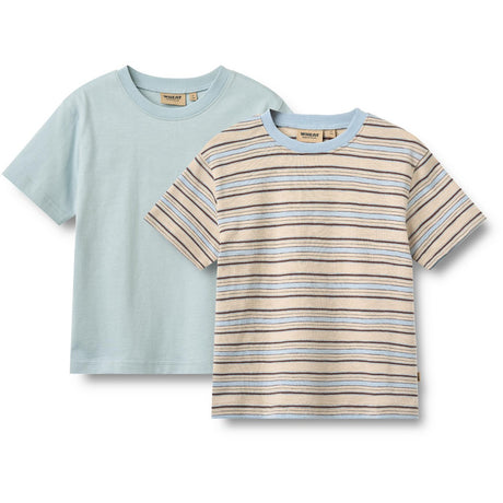 Wheat Multi Blue Stripe 2 T-Shirt S/S Fabian